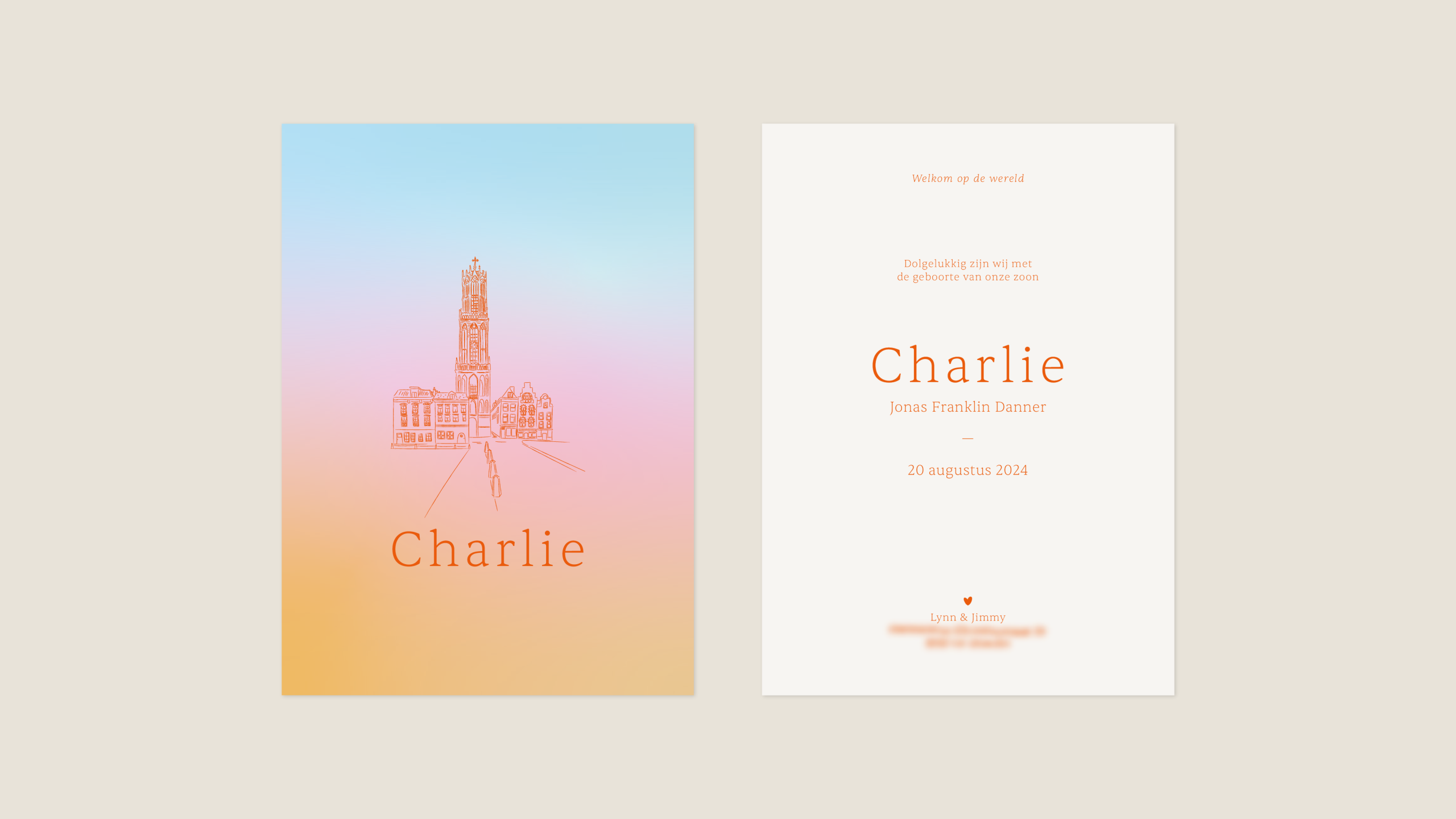 Geboortekaartje Charlie